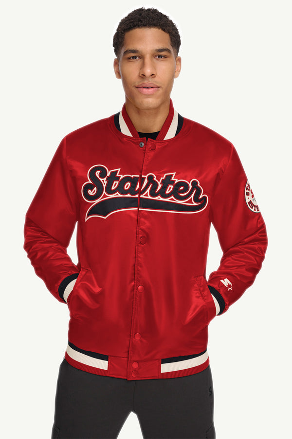 starter MENS STARTER VARSITY BOMBER JACKET