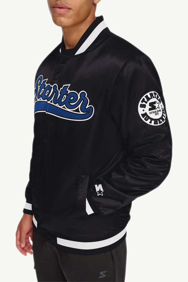 Starter MENS STARTER VARSITY BOMBER JACKET