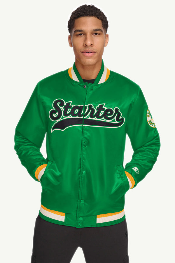 starter MENS STARTER VARSITY BOMBER JACKET