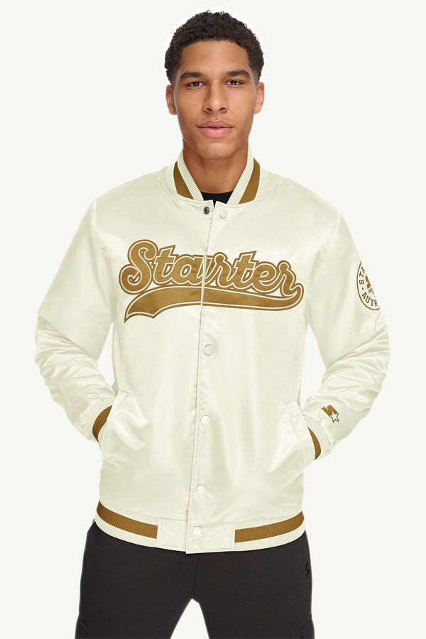starter MENS STARTER VARSITY BOMBER JACKET