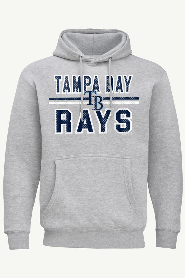 starter MENS TAMPA BAY RAYS MESH LOOK HOODIE
