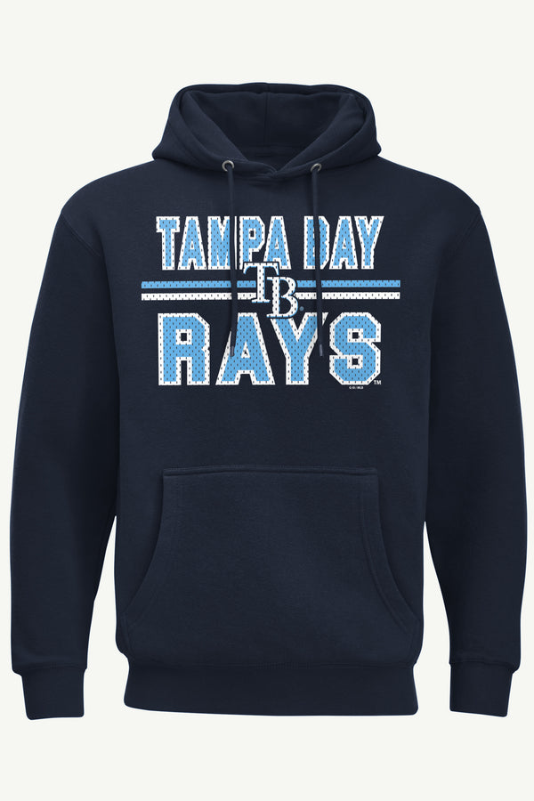 starter MENS TAMPA BAY RAYS MESH LOOK HOODIE