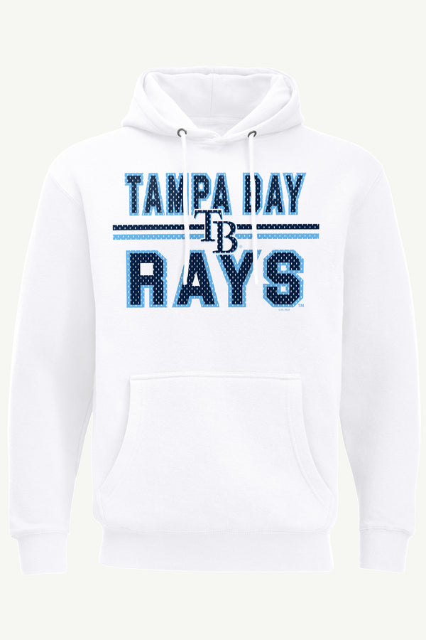 starter MENS TAMPA BAY RAYS MESH LOOK HOODIE