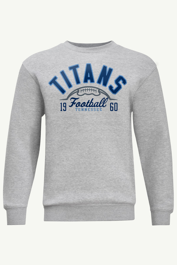starter MENS TENNESSEE TITANS HALF BALL SWEATSHIRT