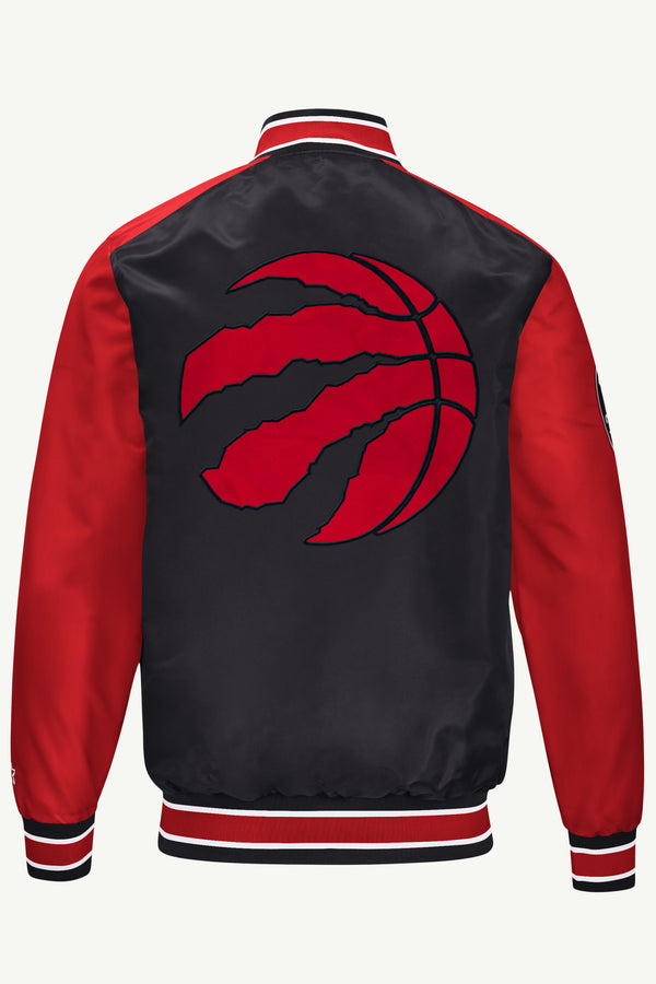 Starter MENS TORONTO RAPTORS SATIN VARSITY JACKET