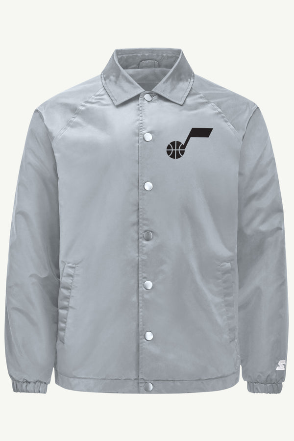 starter MENS UTAH JAZZ HALF BALL COACHES JACKET