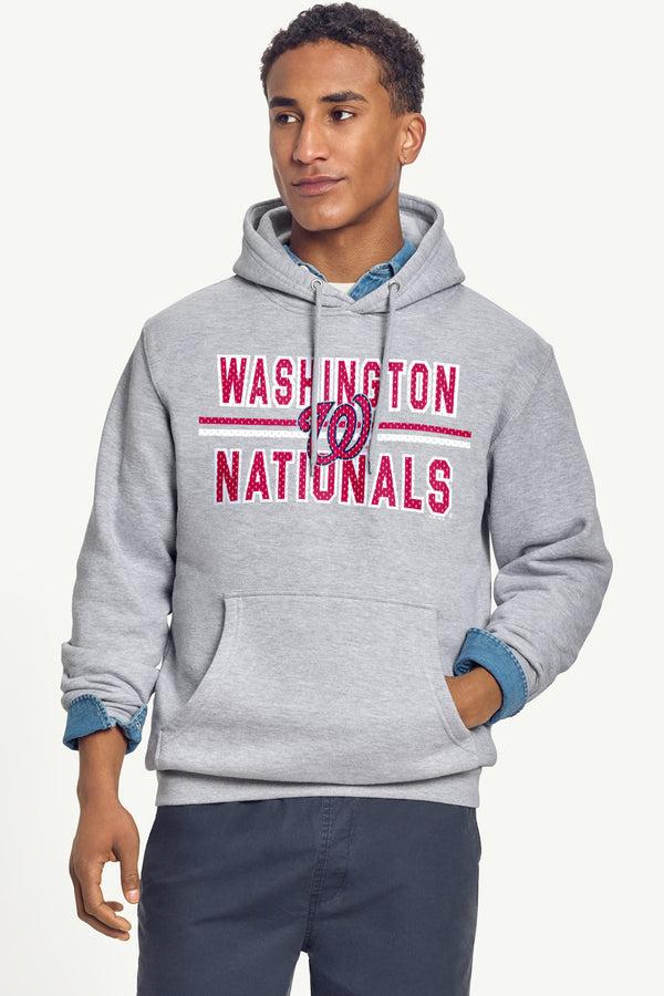 Starter MENS WASHINGTON NATIONALS MESH LOOK HOODIE