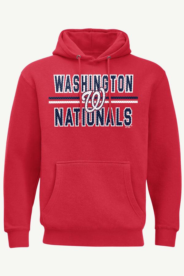 starter MENS WASHINGTON NATIONALS MESH LOOK HOODIE