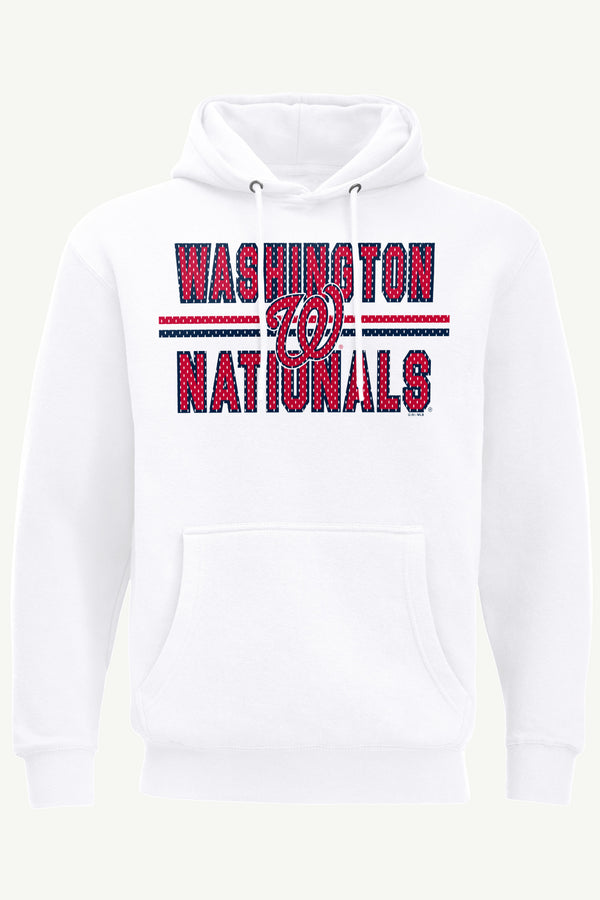 starter MENS WASHINGTON NATIONALS MESH LOOK HOODIE