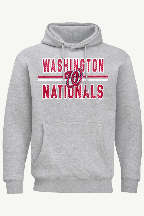 starter MENS WASHINGTON NATIONALS MESH LOOK HOODIE