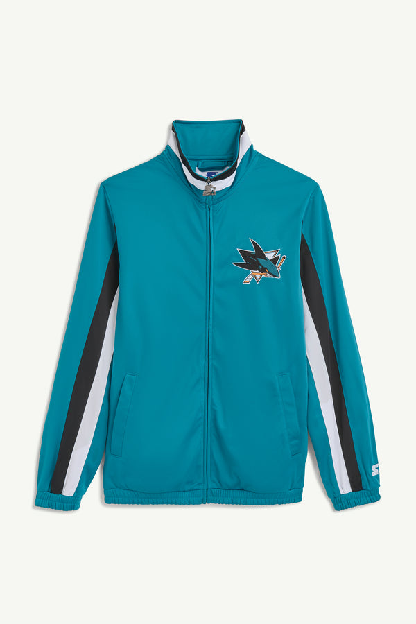 starter SAN JOSE SHARKS REPLAY TRACK JACKET