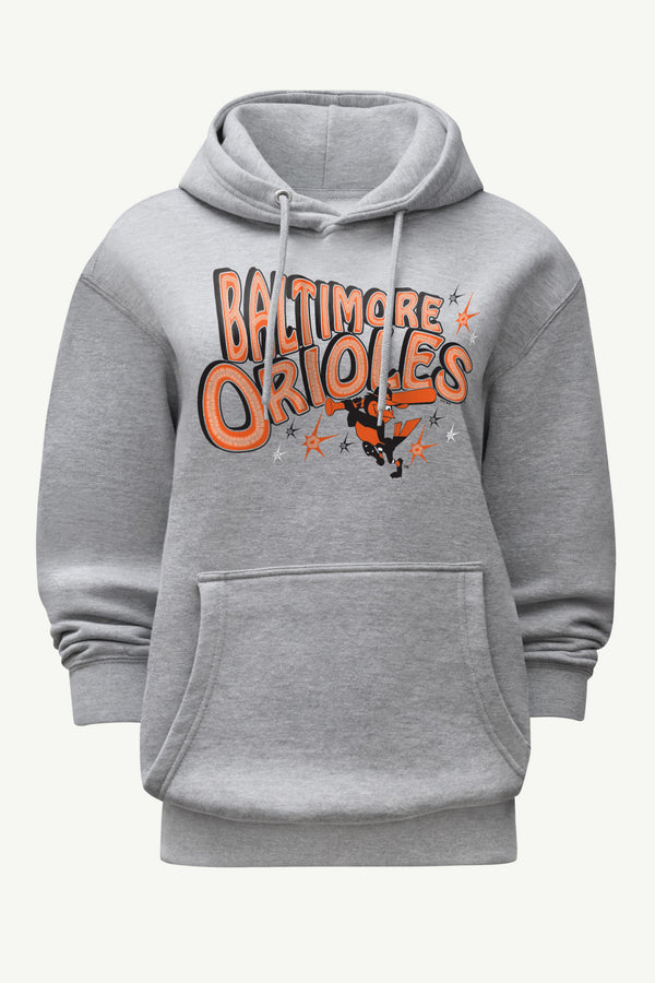 starter WOMENS BALTIMORE ORIOLES FIREWORKS HOODIE