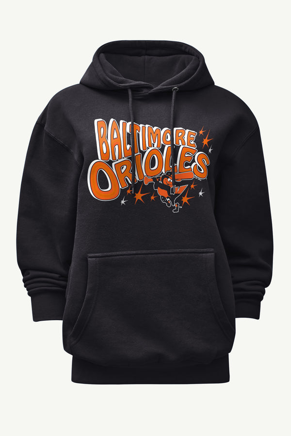 starter WOMENS BALTIMORE ORIOLES FIREWORKS HOODIE