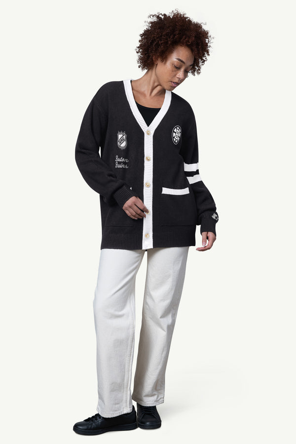 Starter WOMENS BOSTON BRUINS CARDIGAN