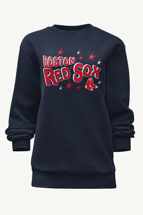 starter WOMENS BOSTON RED SOX FIREWORKS SWEATSHIRT