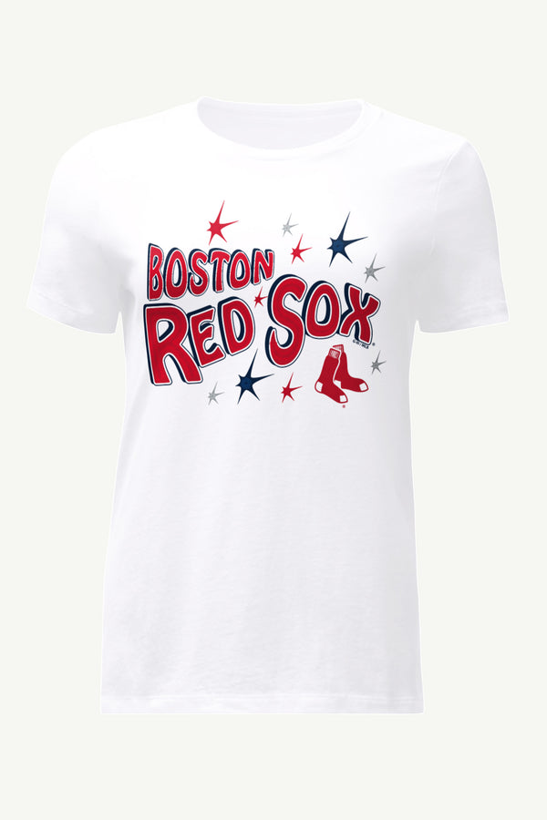 starter WOMENS BOSTON RED SOX FIREWORKS T SHIRT
