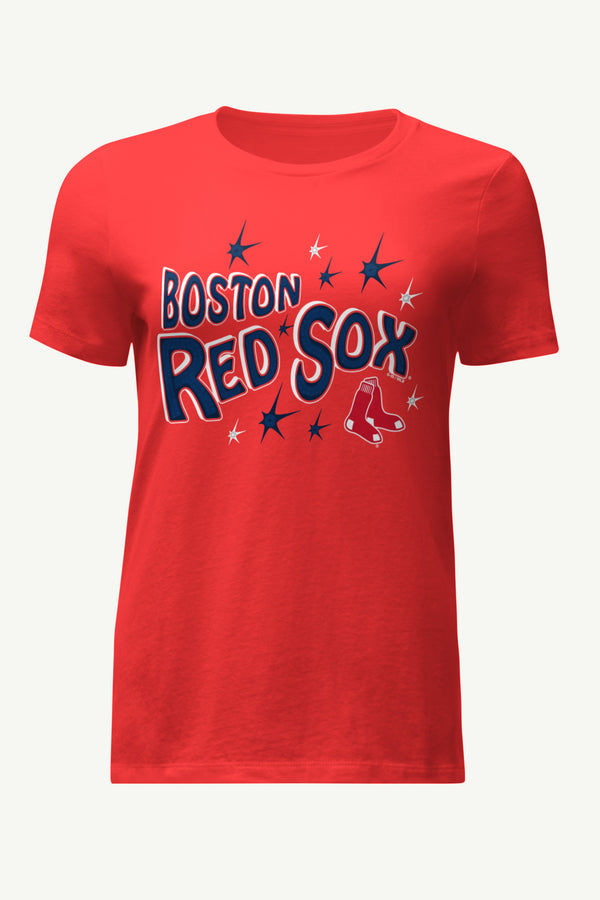 starter WOMENS BOSTON RED SOX FIREWORKS T SHIRT