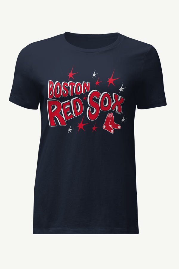starter WOMENS BOSTON RED SOX FIREWORKS T SHIRT