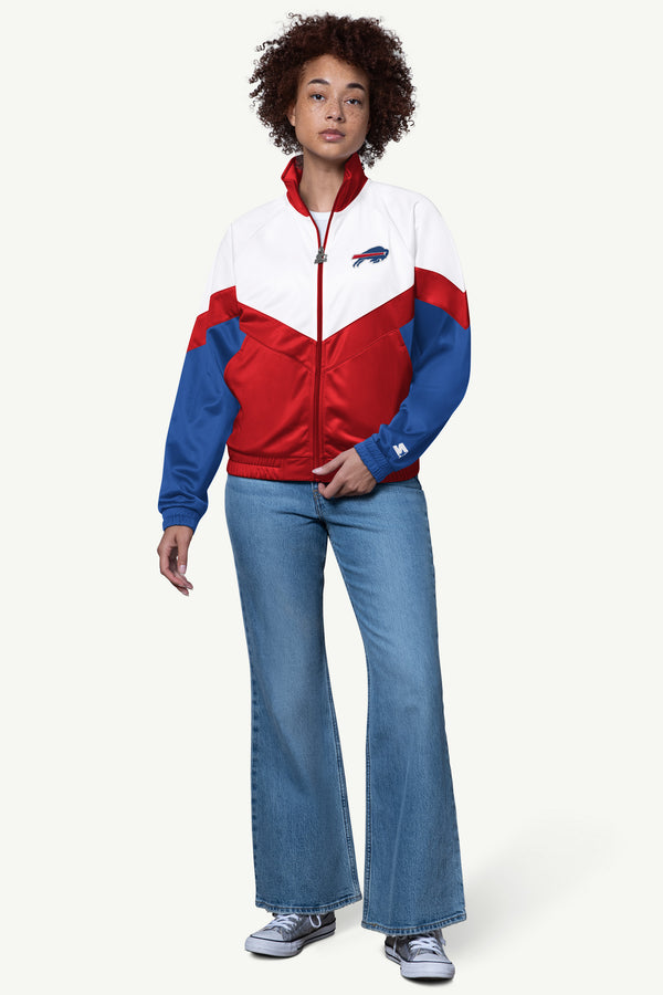 Starter WOMENS BUFFALO BILLS TEAMWORK TRACK JACKET