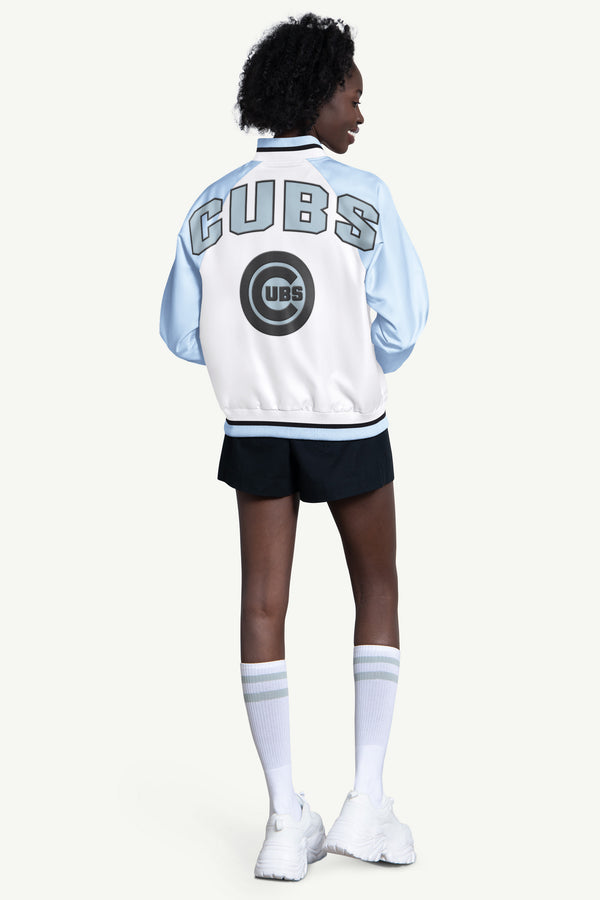 Starter WOMENS CHICAGO CUBS BLITZ VARSITY JACKET