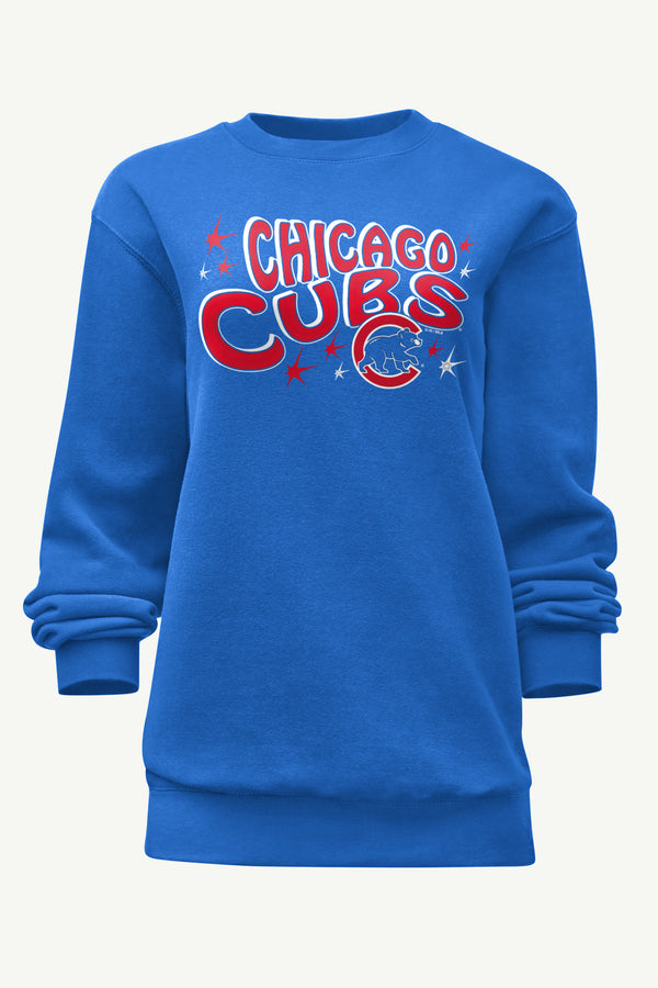 starter WOMENS CHICAGO CUBS FIREWORKS SWEATSHIRT