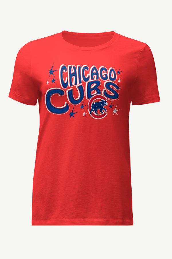 starter WOMENS CHICAGO CUBS FIREWORKS T SHIRT