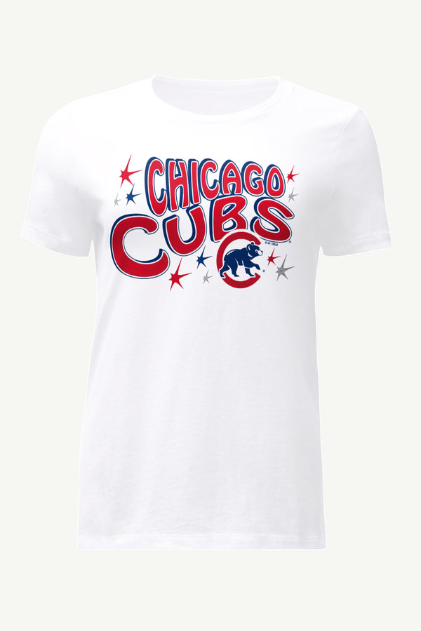 starter WOMENS CHICAGO CUBS FIREWORKS T SHIRT