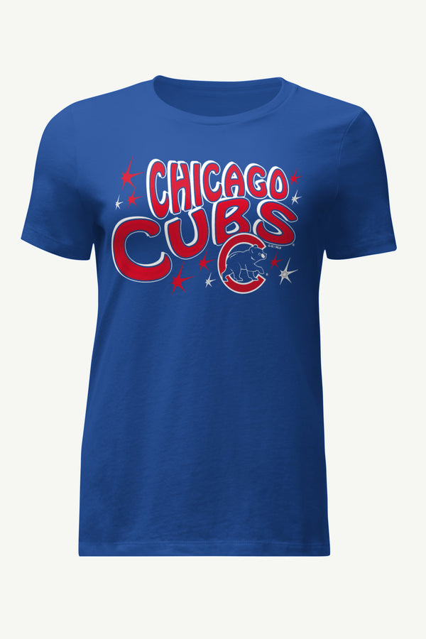 starter WOMENS CHICAGO CUBS FIREWORKS T SHIRT