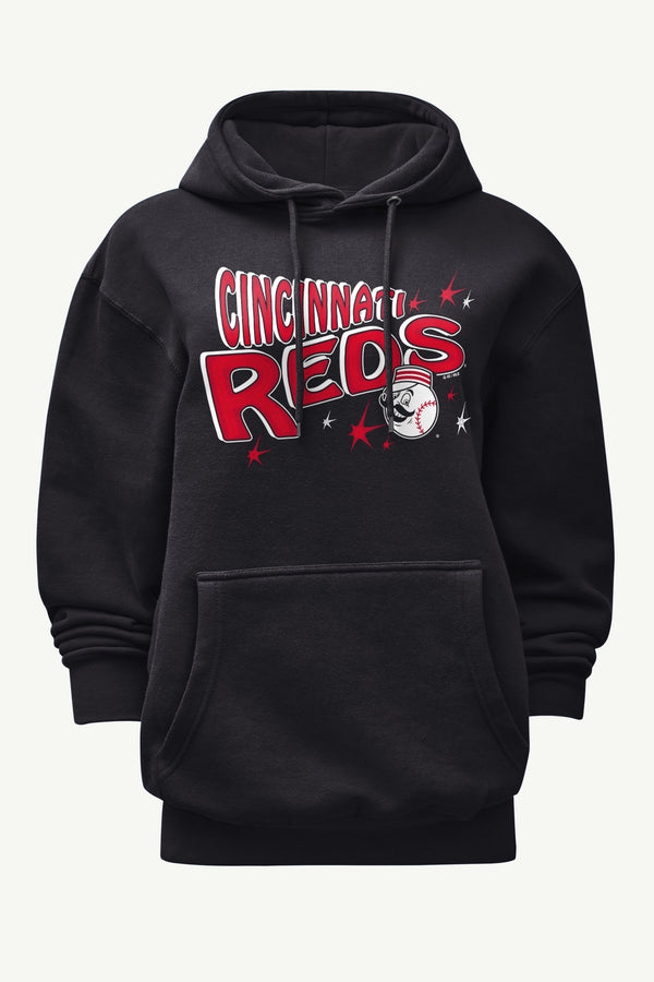 starter WOMENS CINCINNATI REDS FIREWORKS HOODIE