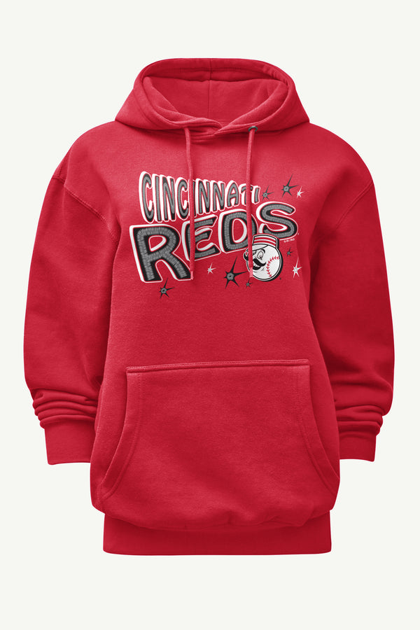 starter WOMENS CINCINNATI REDS FIREWORKS HOODIE