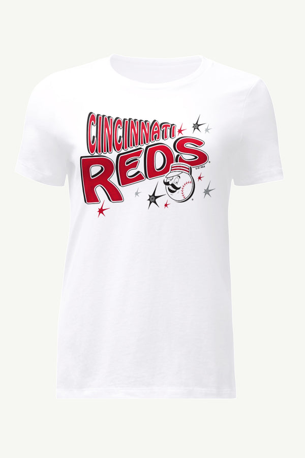 starter WOMENS CINCINNATI REDS FIREWORKS T SHIRT