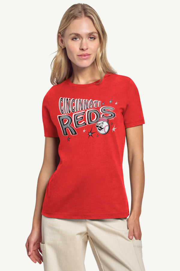 Starter WOMENS CINCINNATI REDS FIREWORKS T SHIRT