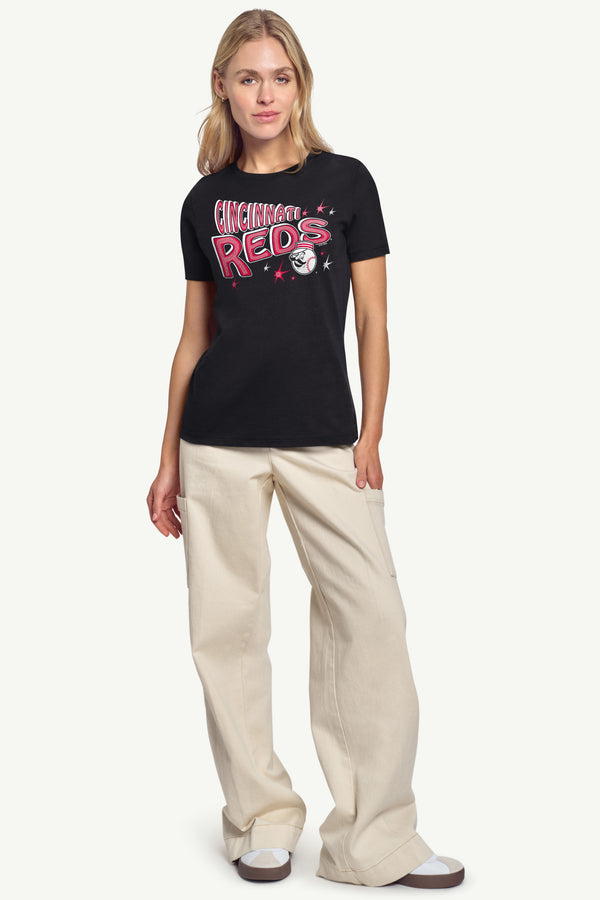 Starter WOMENS CINCINNATI REDS FIREWORKS T SHIRT