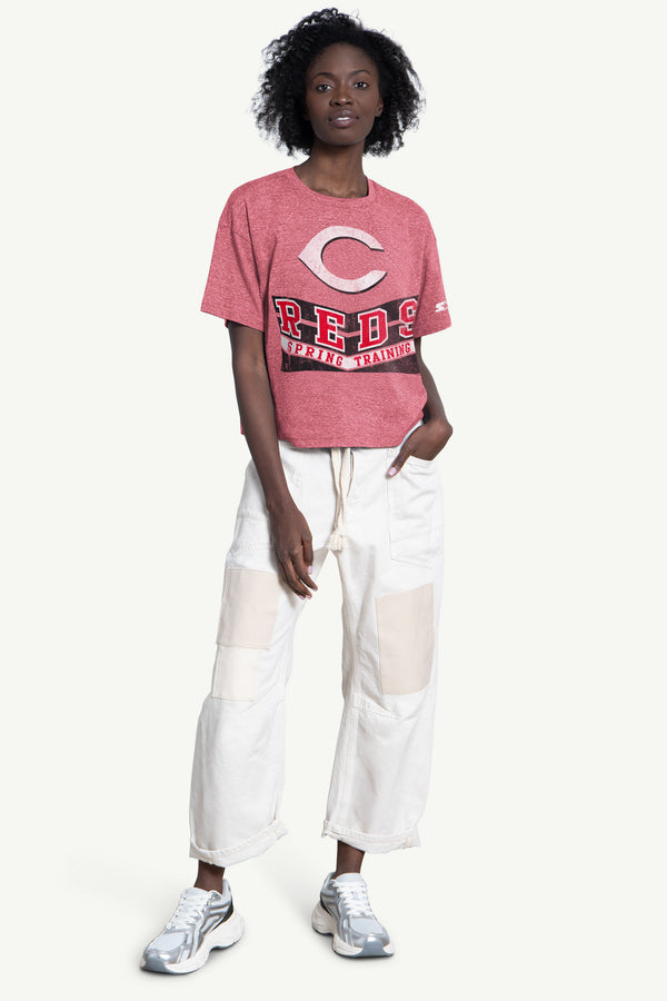 Starter WOMENS CINCINNATI REDS KNIT TEE