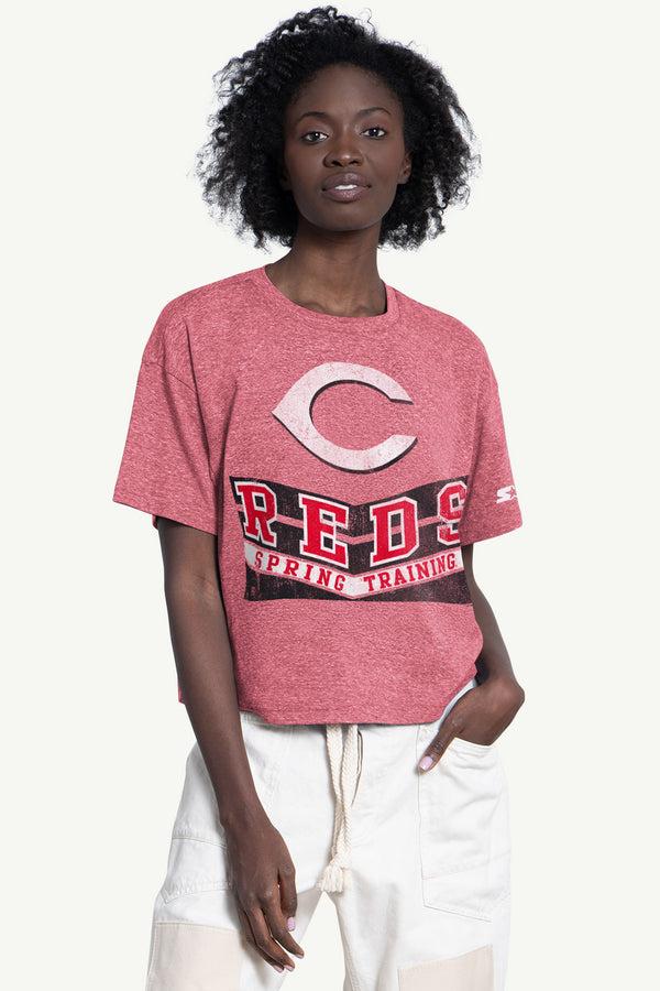 starter WOMENS CINCINNATI REDS KNIT TEE