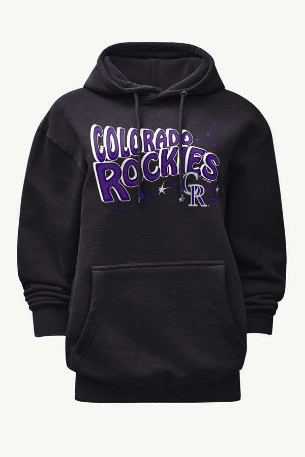 starter WOMENS COLORADO ROCKIES FIREWORKS HOODIE