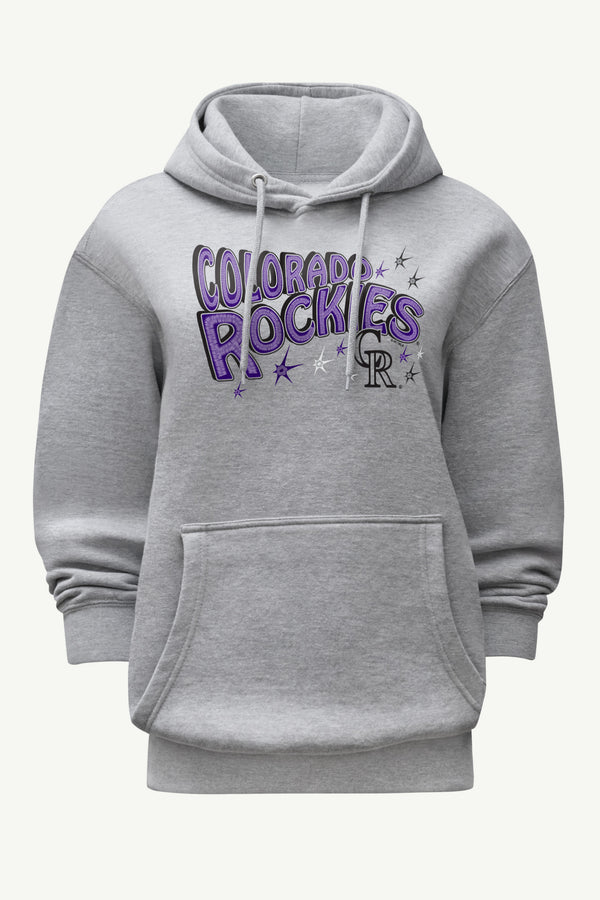 starter WOMENS COLORADO ROCKIES FIREWORKS HOODIE