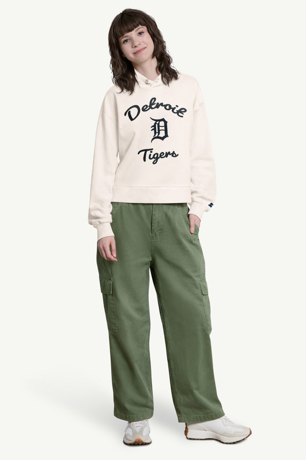 Starter WOMENS DETROIT TIGERS BASELINE HOODIE