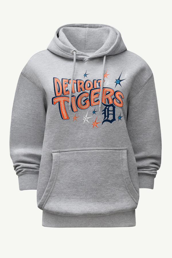 starter WOMENS DETROIT TIGERS FIREWORKS HOODIE