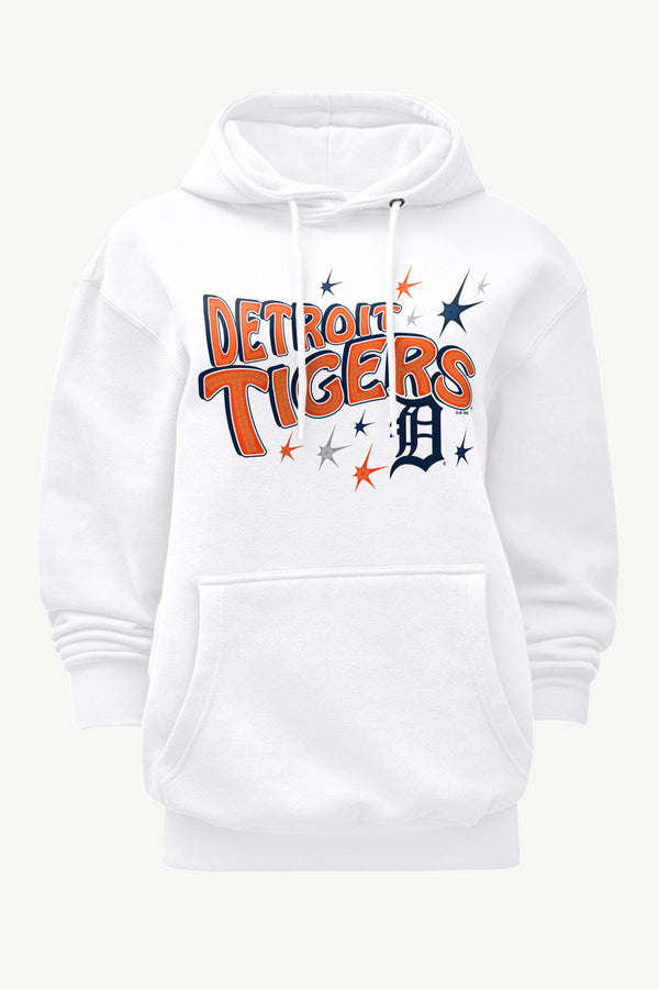 starter WOMENS DETROIT TIGERS FIREWORKS HOODIE