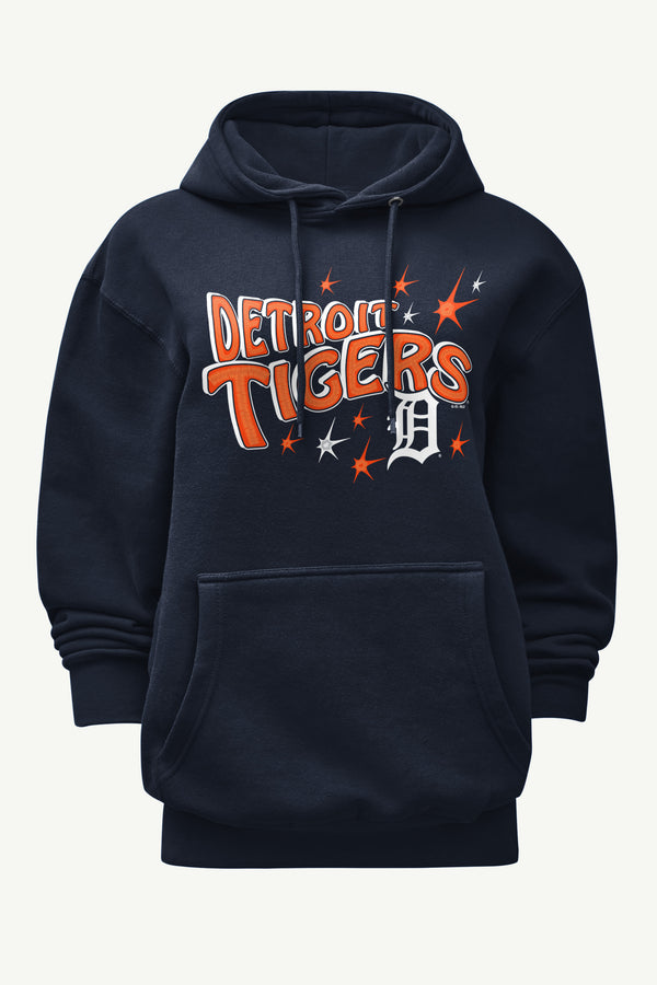 starter WOMENS DETROIT TIGERS FIREWORKS HOODIE