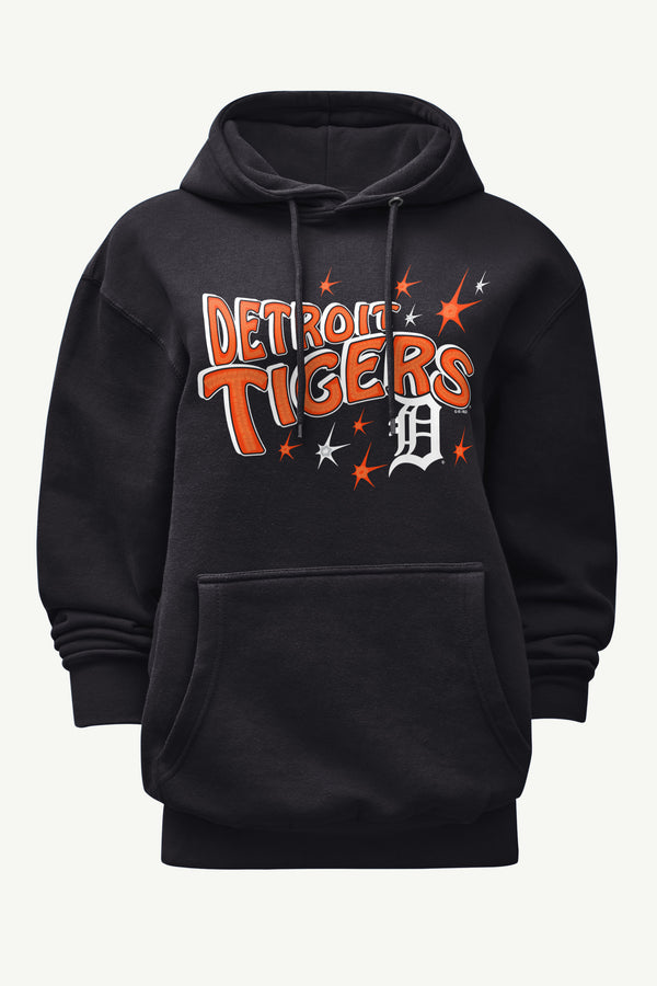 starter WOMENS DETROIT TIGERS FIREWORKS HOODIE
