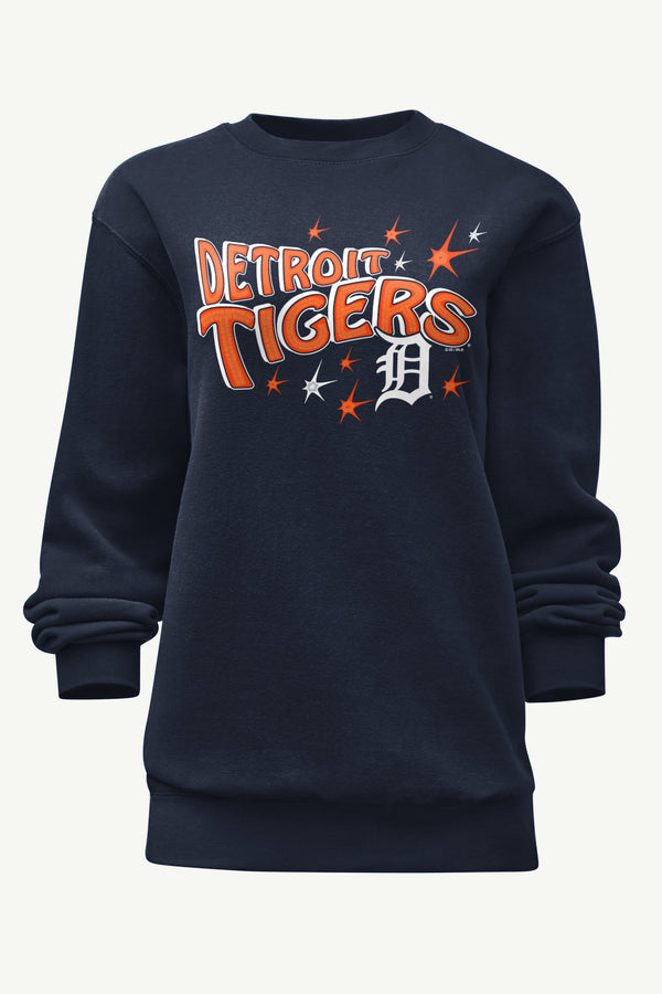 starter WOMENS DETROIT TIGERS FIREWORKS SWEATSHIRT