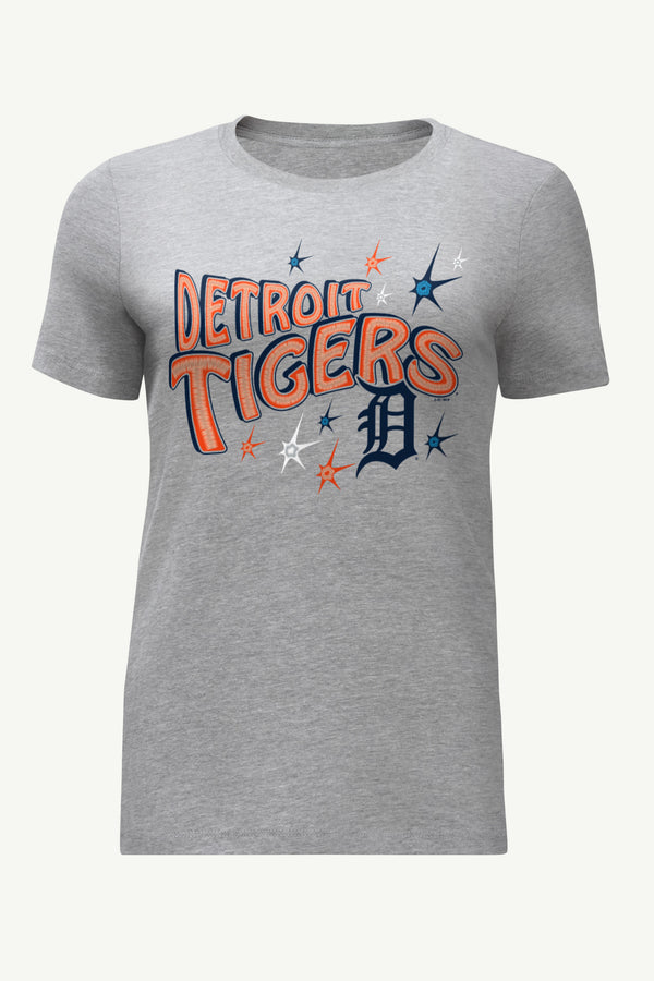 starter WOMENS DETROIT TIGERS FIREWORKS T SHIRT