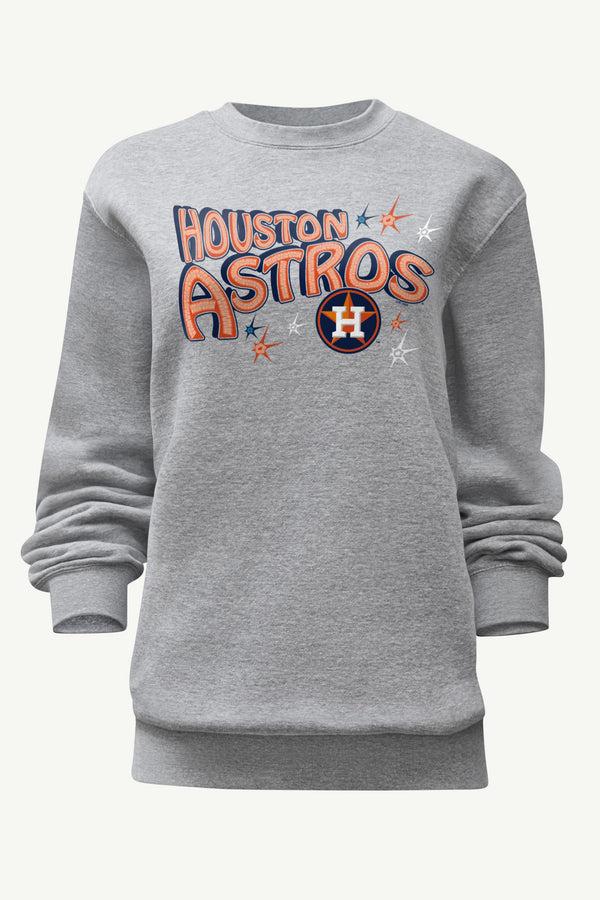 starter WOMENS HOUSTON ASTROS FIREWORKS SWEATSHIRT