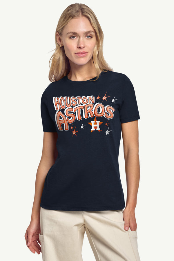 Starter WOMENS HOUSTON ASTROS FIREWORKS T SHIRT