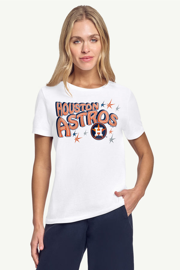 Starter WOMENS HOUSTON ASTROS FIREWORKS T SHIRT