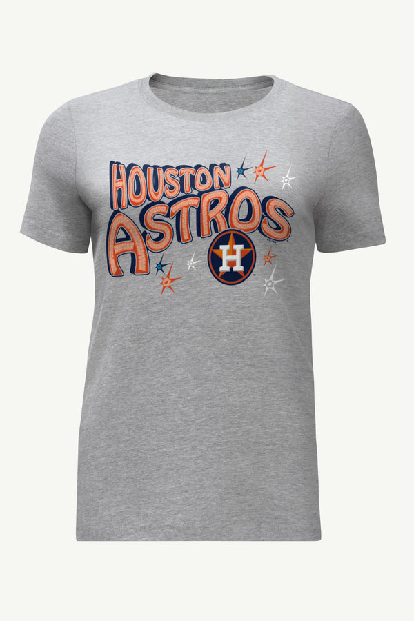 starter WOMENS HOUSTON ASTROS FIREWORKS T SHIRT
