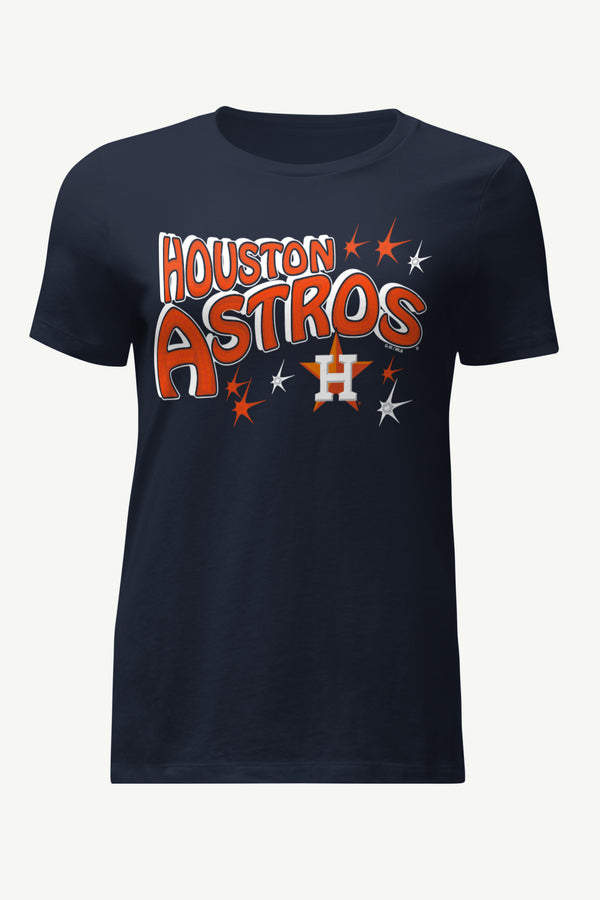 starter WOMENS HOUSTON ASTROS FIREWORKS T SHIRT