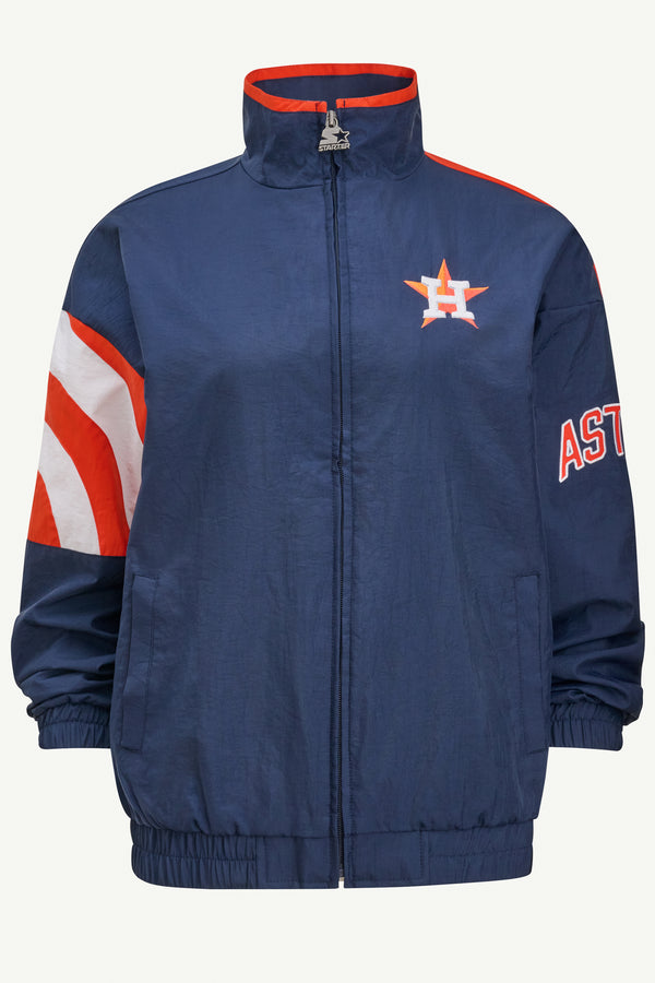 starter WOMENS HOUSTON ASTROS ZIP JACKET